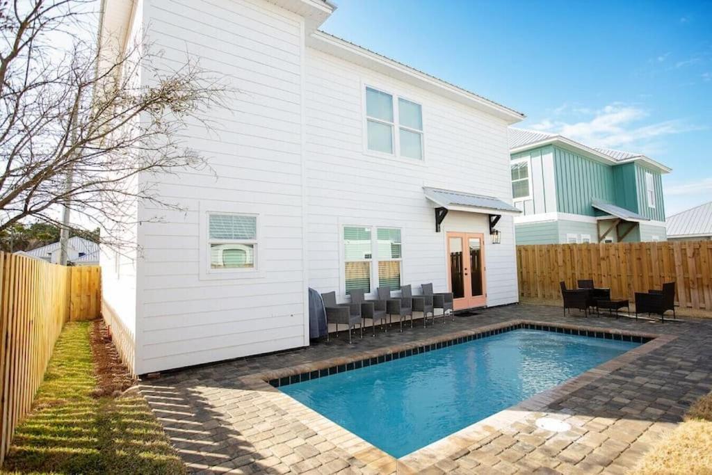Coral Reef - Brand New Build, Pet Friendly, Private Pool! Sleeps 9! Vila Panama City Beach Exterior foto