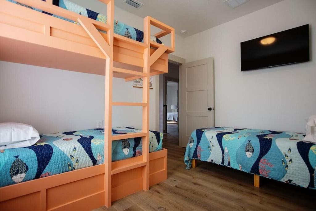 Coral Reef - Brand New Build, Pet Friendly, Private Pool! Sleeps 9! Vila Panama City Beach Exterior foto